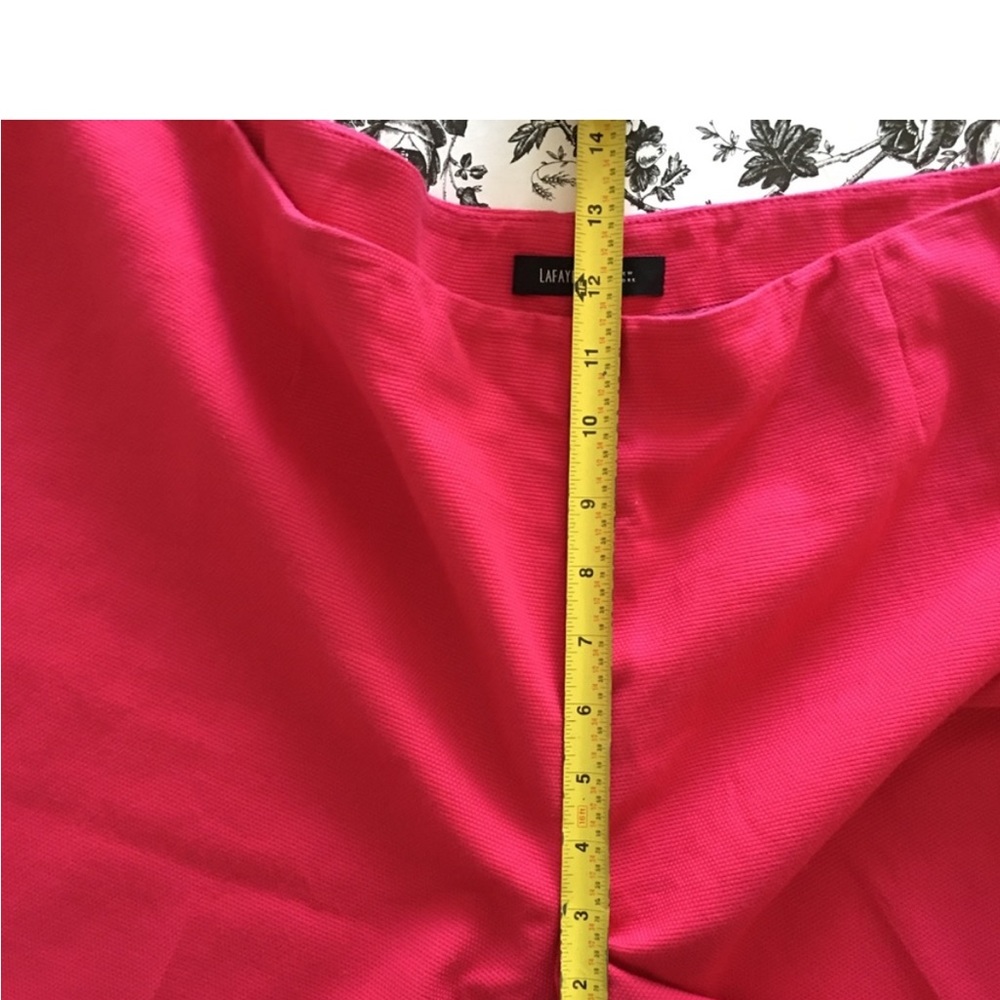 Lafayette 148 Cropped Ankle Red Pants Size 18 - Picture 5 of 9